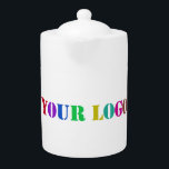 Custom Your Company Logo Teapot Template<br><div class="desc">Design Your Own Personalised Teapots with Your Company Logo Business Promotional Teapot / Gift - Make Unique Your Own Design - Add Your Logo / Image - Photo or QR Code/ Text / more - Resize and move or remove and add elements / image with Customisation tool. or Choose /...</div>