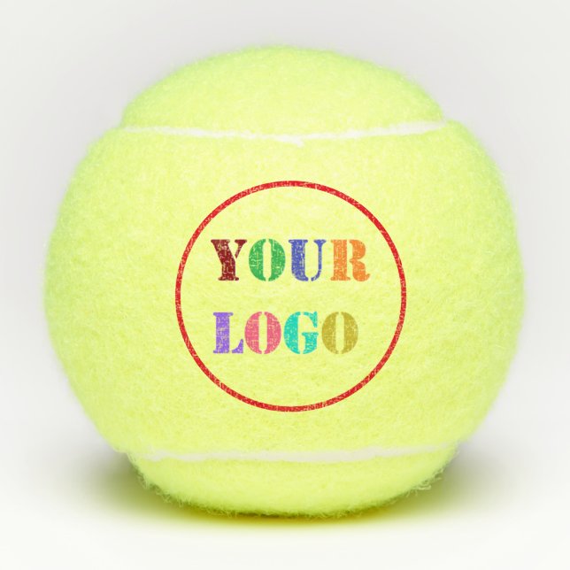 Custom Your Company Logo Tennis Balls Template (Front)