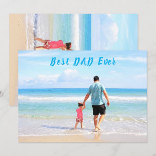 Custom Your Dad Photo Father's Day Card with Text