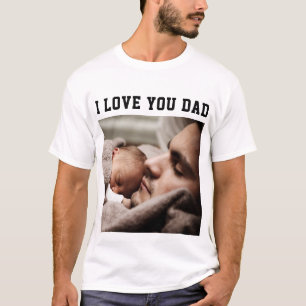 Custom Your Dad Photo T-Shirt Father's Day Gift