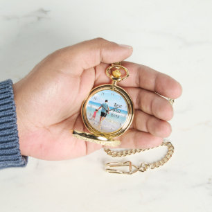 Custom Your Dad Photo Watch Gift with Text