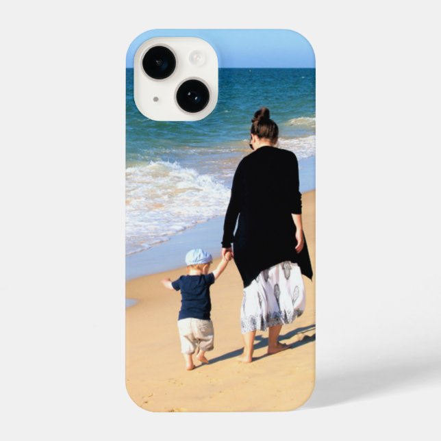 Custom Your Family Photo iPhone Case Personalised (Back)