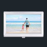 Custom Your Favourite Photo Business Card Case Gif<br><div class="desc">Custom Photo Business Card Cases - Your Own Design - Special - Personalised Family / Friends or Personal Gift - Add Your Photo / or Text - Resize and move or remove and add elements / image with Customisation tool ! You can transfer this design to more than 1000 Zazzle...</div>