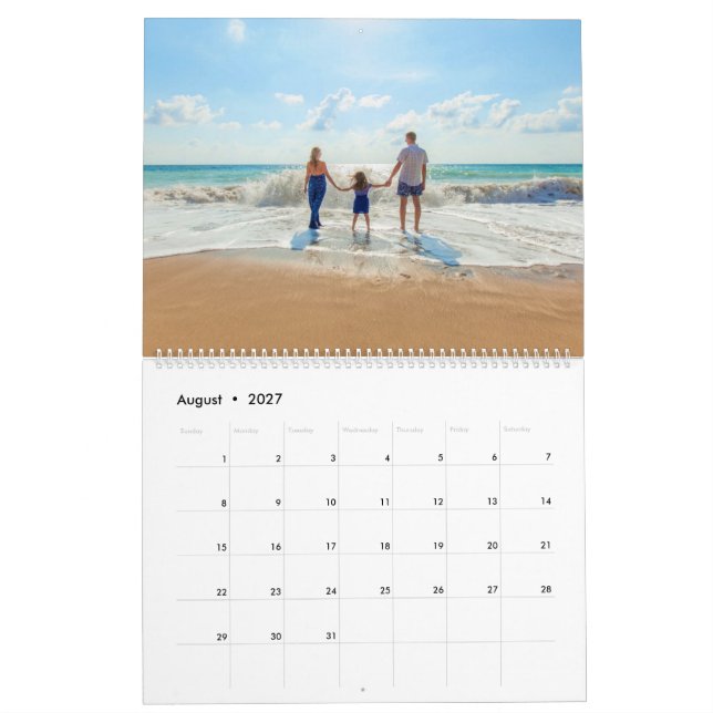 Custom Your Favourite Photo Calendar Gift with Tex (Aug 2027)