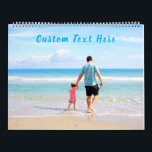 Custom Your Favourite Photo Calendar with Text<br><div class="desc">Calendar with Custom Photo and Text - Unique Your Own Design - Personalised Father / Child / Parents / Family / Friends or Personal Calendars / Gift - Add Your Text and Photos - Resize and move or remove and add elements / text with Customisation tool. Choose font / size...</div>