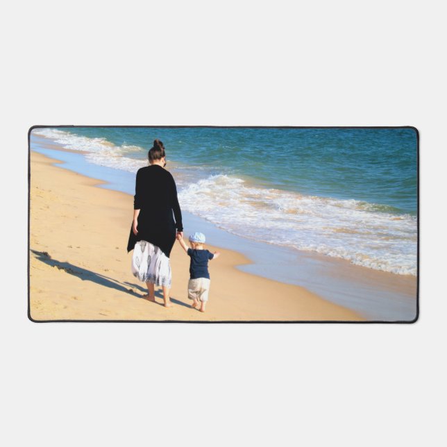 Custom Your Favourite Photo Personalised Desk Mat (Front)