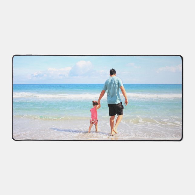 Custom Your Favourite Photo Personalised Desk Mat (Front)