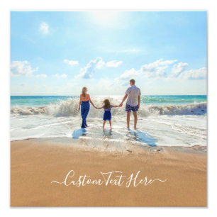 Custom Your Favourite Photo Print with Text