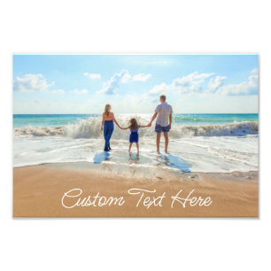 Custom Your Favourite Photo Print with Text