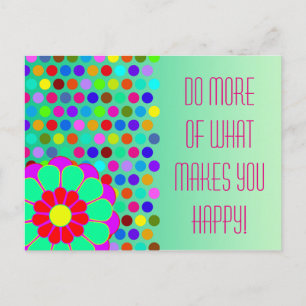 Custom your funny saying or wisdom postcard