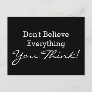 Custom your funny saying or wisdom postcard