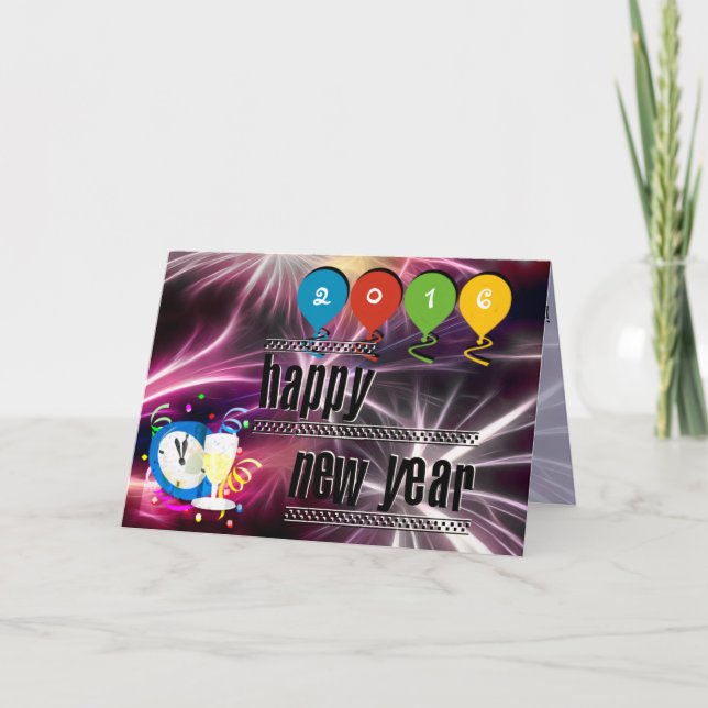 Custom Your Happy New Year Card (Front)