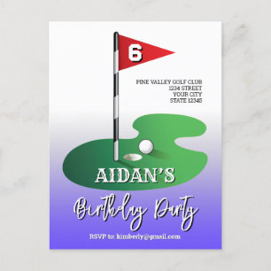 Custom Your Image Golf Holiday Design