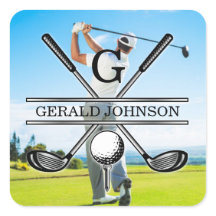 Custom Your Image Golf Monogram Design