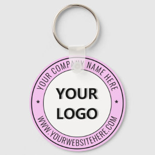 Custom Your Logo and Text Business Keychain Gift