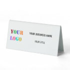 Custom Your Logo and Text Business Table Tent Sign