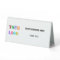 Custom Your Logo and Text Business Table Tent Sign