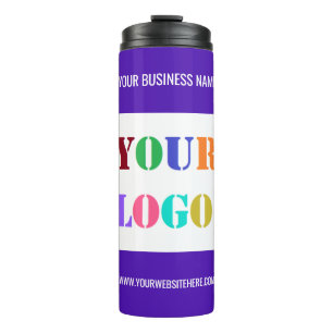 Custom Your Logo and Text Business Thermal Tumbler