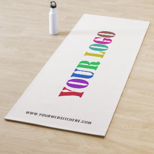 Custom Your Logo and Text Yoga Mat - Choose Colour