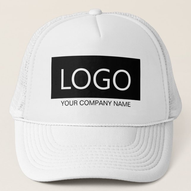 Custom Your Logo Business Employee Staff Company Trucker Hat (Front)