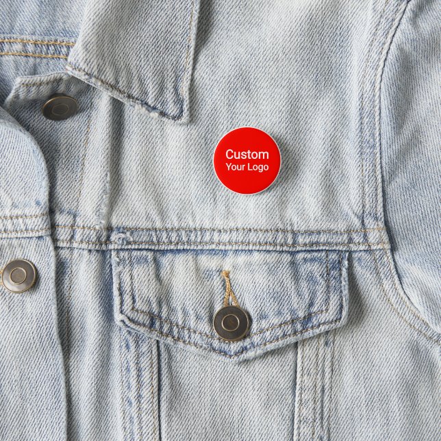 Custom Your Logo Button | Personalised Business (In Situ)