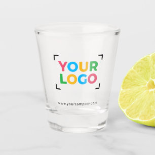 Custom Your Logo Here Business Branding Shot Glass