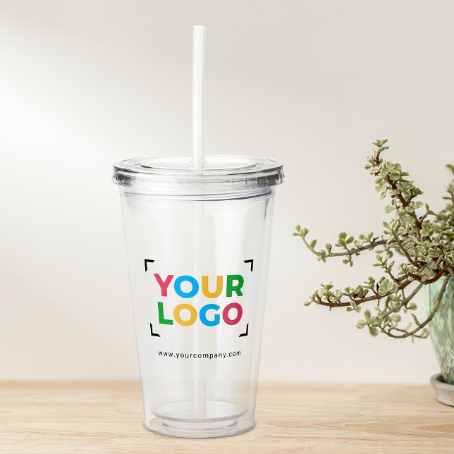 Custom Your Logo Here Drinkware Acrylic Tumbler (Creator Uploaded)