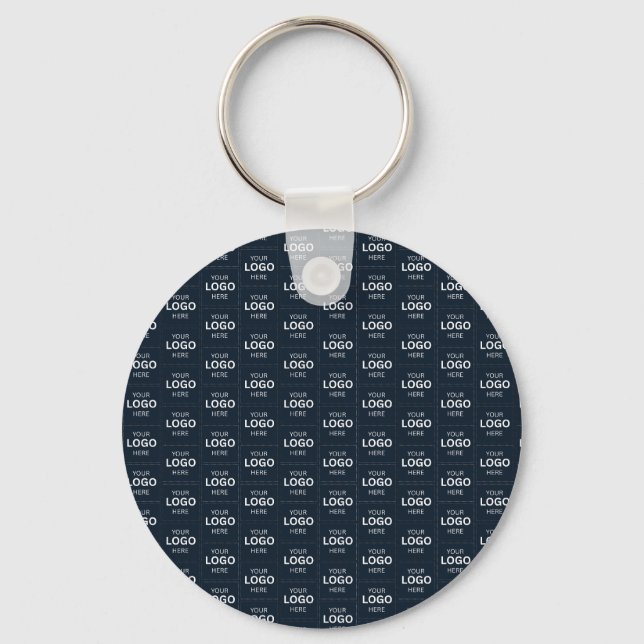 Custom Your Logo Here Name Template Key Ring (Front)