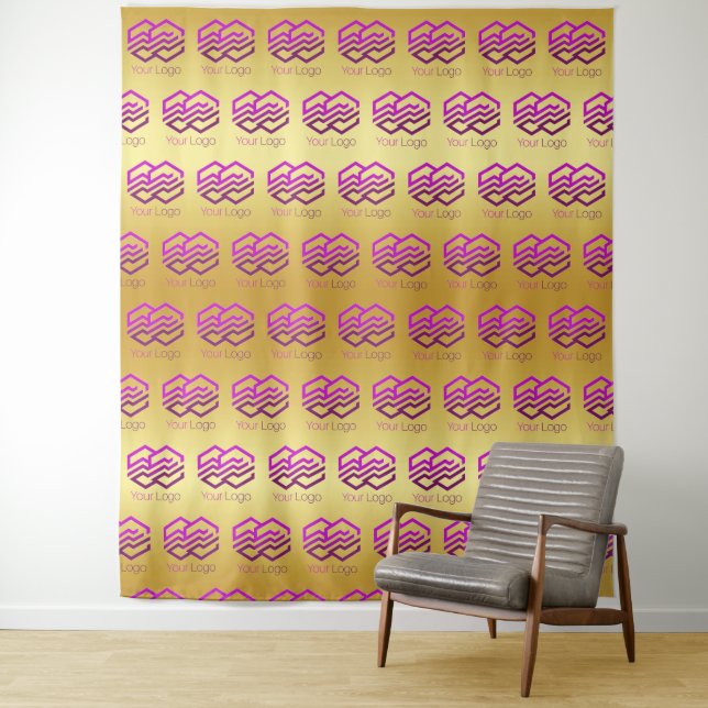 Custom Your Logo or Image Tapestry (In Situ)