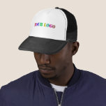 Custom Your Logo or Photo Business Trucker Hat<br><div class="desc">Personalised Hat with Your Company Logo or Photo / Text Promotional Business or Modern Personal Trucker Hast / Gift - Add Your Logo - Image - Photo or QR code / or Text / Information - Resize and move elements with Customisation tool. Please use your logo - image that does...</div>