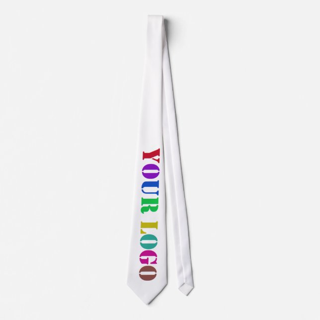 Custom Your Logo or Photo Personalised Neck Tie (Front)