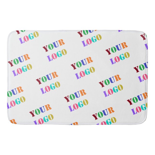 Custom Your Logo or Photo Personalized Bath Mat (Front)