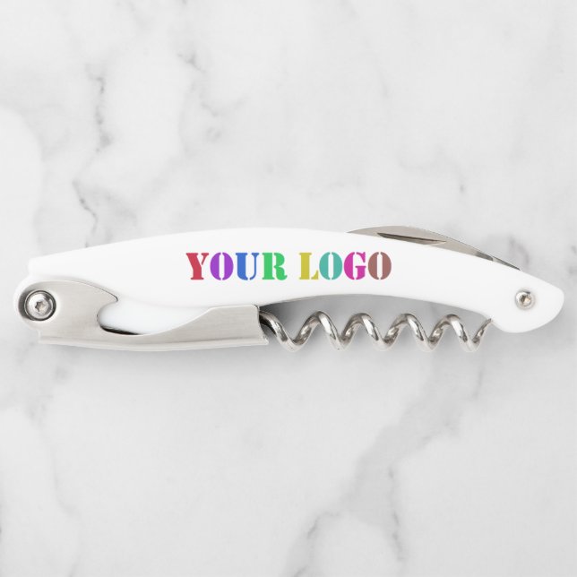 Custom Your Logo Photo Business Waiter's Corkscrew (Front)