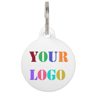 Custom Your Logo Photo QR Code Pet ID Tag Template