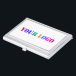 Custom Your Logo Promotional Business Card Case<br><div class="desc">Custom Colours - Personalised Business Card Cases with Your Company Logo or Photo / QR Code or Text Promotional Business Card case Gift - Add Your Logo / Image - or QR Code - Photo / or Text / Information - Resize and move elements with Customisation tool. Choose / add...</div>