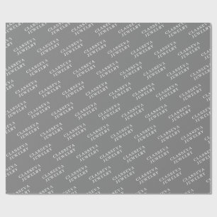 CUSTOM YOUR LOGO STYLISH MODERN ELEGANT CLASSIC WRAPPING PAPER