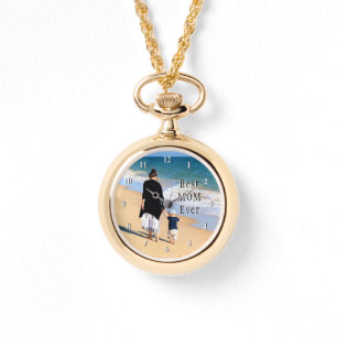 Custom Your Mum Photo Watch and Text Best Mum Ever