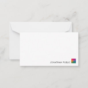 Custom Your Name Business Company Logo Minimal Card