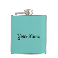 Custom Your Name Slogan Photo Artwork Green Blue