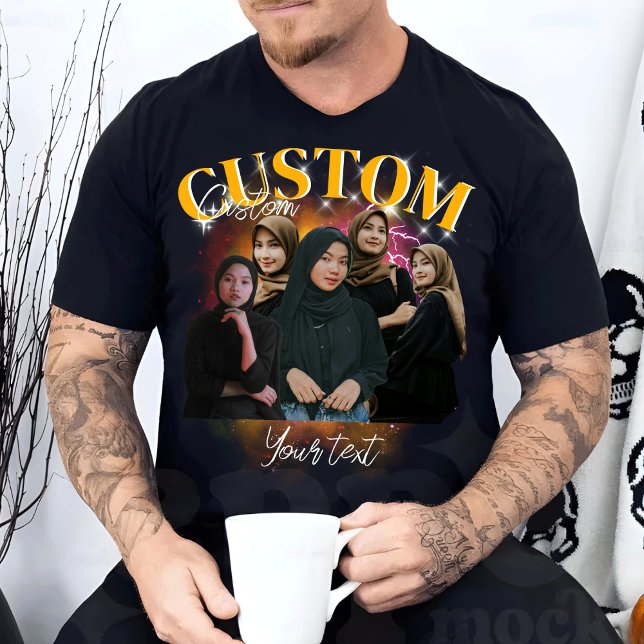 Custom Your Own Bootleg Photo Bootleg Girlfriend T-Shirt (Creator Uploaded)