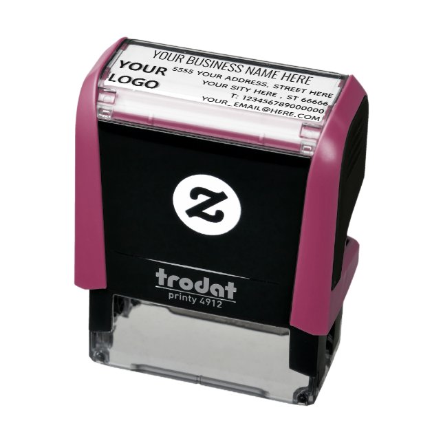 Custom Your Own Design Address Self-inking Stamp (Product)