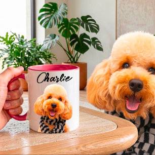 Custom Your Own Dog Pet Mug With Photo And Name