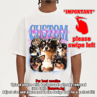 CUSTOM YOUR Own pet 90s bootleg vintage T-Shirt