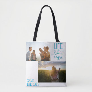Custom Your Own Photo Double Sided Tote Bag