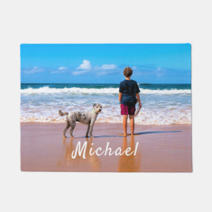 Custom Your Pet Photo and Name Doormat