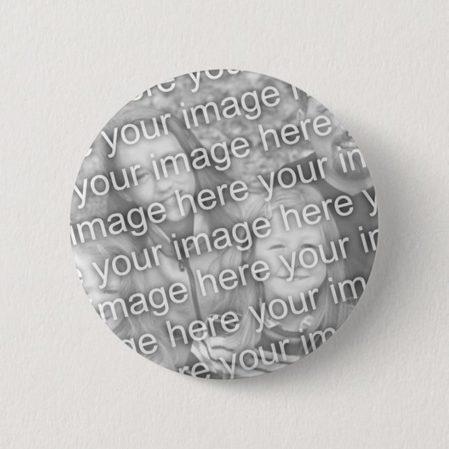 Custom Your Photo 2 1/4inch Button Template (Front)