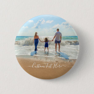 Custom Your Photo and Text Button