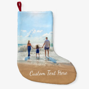 Custom Your Photo and Text Christmas Stocking
