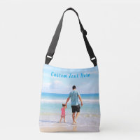 Custom Your Photo and Text Crossbody Bag