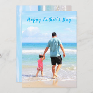 Custom Your Photo and Text Father's Day Card